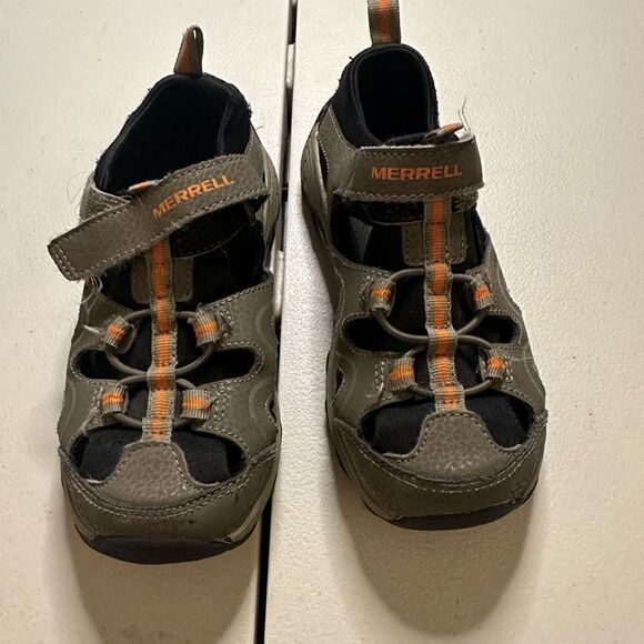 Merrell youth outdoor hiking shoes sandals 12 - Picture 3 of 6